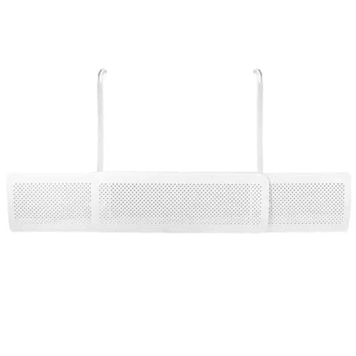 Defletor de Ar Condicionado Ajustável 180° Branco – Direcionador de Fluxo de Ar Universal sem Furação para Ar-Condicionado Split — imagem 2