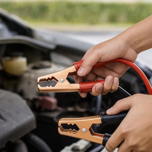 Kit 2 Cabos para Chupeta de Bateria Automotiva 300A 2,2 Metros – Cabo Auxiliar de Partida com Garras para Carro e Veículosm — imagem 6