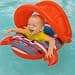 Boia Infantil Caranguejo Vermelha com Cobertura e Assento – Bote Inflável para Piscina com Encosto e Proteção Superior — imagem 6