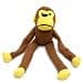 Brinquedo Pet Macaco de Pelúcia 45 cm com Apito – Mordedor Interativo para Cães, com Braços e Pernas Longas