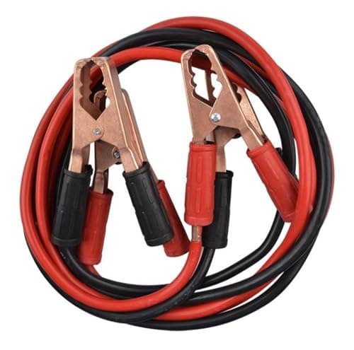 Kit 2 Cabos para Chupeta de Bateria Automotiva 300A 2,2 Metros – Cabo Auxiliar de Partida com Garras para Carro e Veículosm — imagem 2
