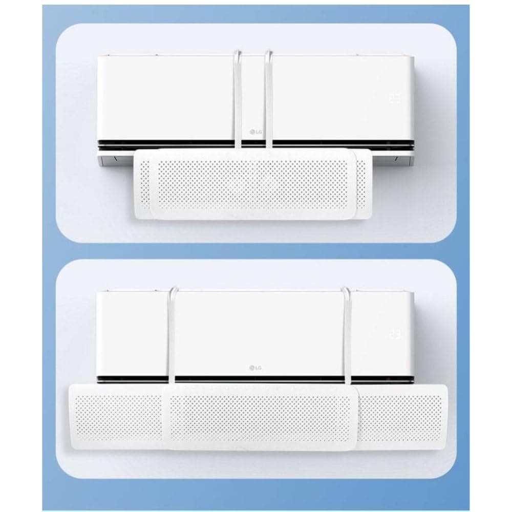Defletor de Ar Condicionado Ajustável 180° Branco – Direcionador de Fluxo de Ar Universal sem Furação para Ar-Condicionado Split — imagem 6