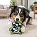 Bola de Pelúcia para Pets com Sino e Alças – Brinquedo Interativo para Cães e Gatos Preto e Verde — imagem 8