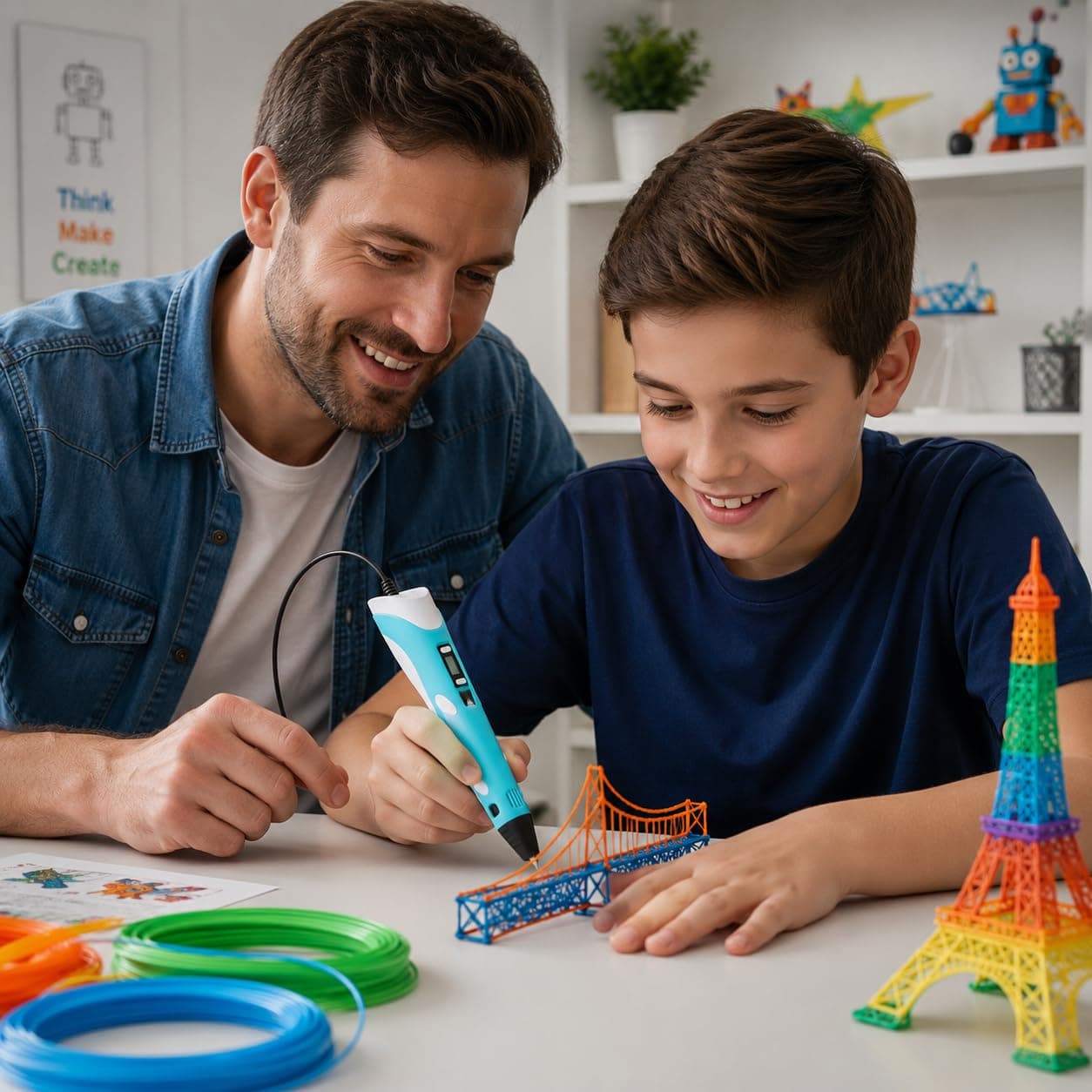 Caneta 3D LCD para Impressão 3D, Kit com Filamento PLA, Ajuste de Temperatura e Velocidade, Caneta Criativa para Crianças, Adultos, Artes, Modelagem e Projetos Escolares — imagem 4